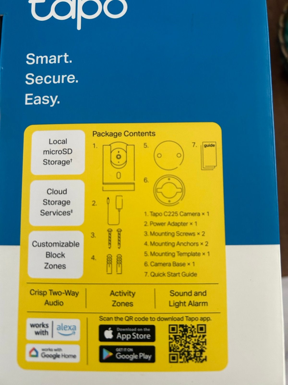 Tapo C225 Pan/Tilt AI Home Beveiligingscamera Wi-Fi, Ophalen of Verzenden, Nieuw, Binnencamera