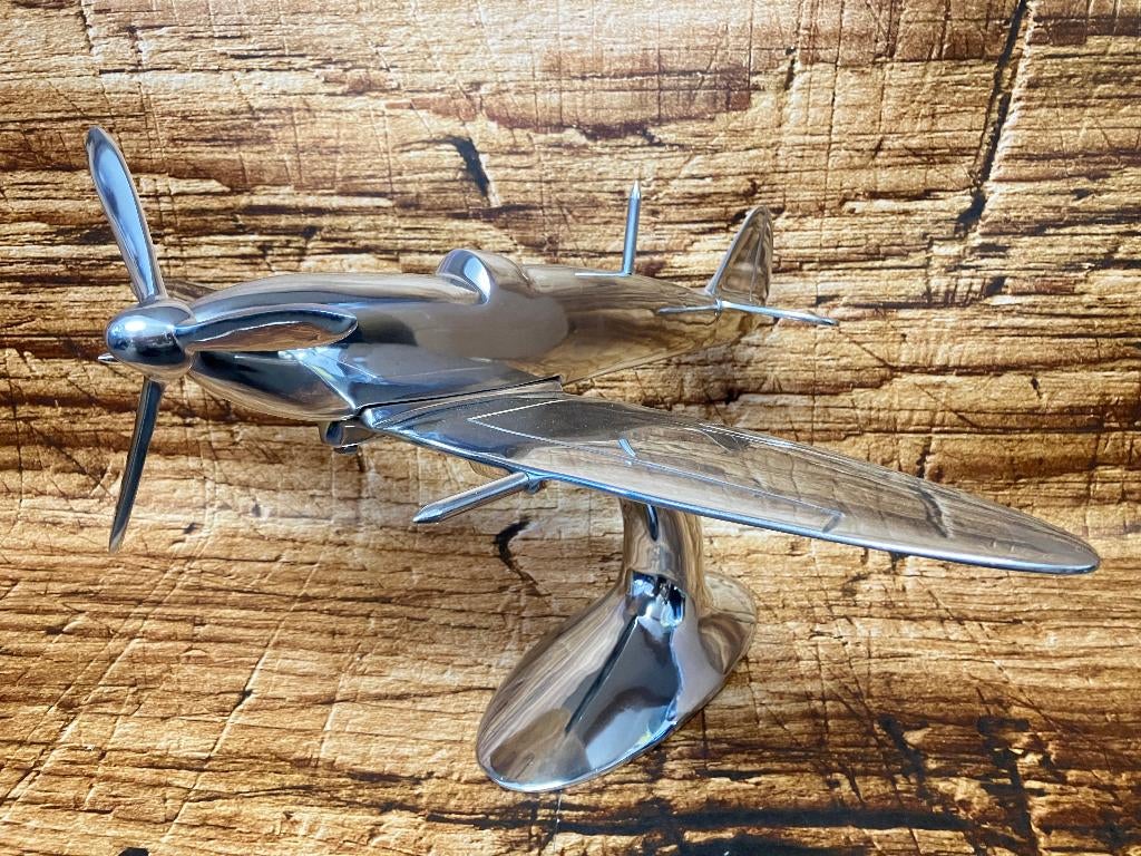 Submarine Spitfire aluminium sculptuur XL, Schaalmodel, Nieuw, Ophalen of Verzenden, Nvt