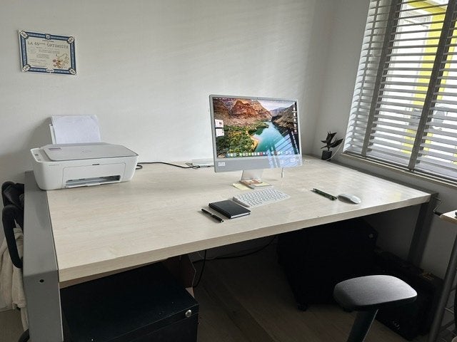 bureau, Overige typen, Gebruikt, Hout, 100 cm