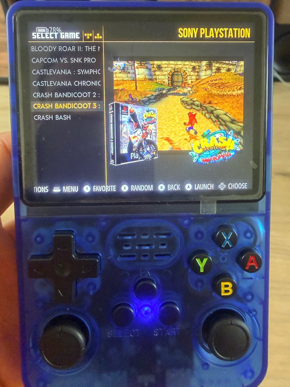 RS 36 handheld console met 15000+ games, Ophalen of Verzenden, Retroid, Zo goed als nieuw
