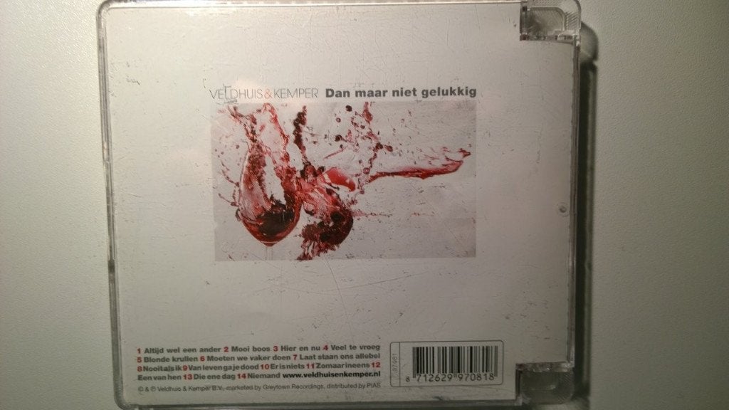 Veldhuis & Kemper - Dan Maar Niet Gelukkig, Ophalen of Verzenden, Zo goed als nieuw, Pop, Album