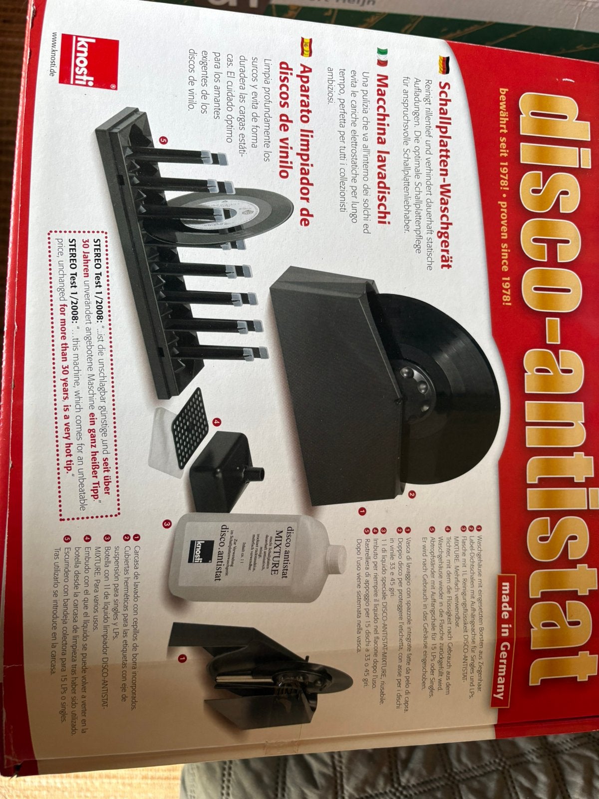 Disco-antistat (nieuw in doos ), Audio, Tv en Foto, Platenspelers, Ophalen of Verzenden, Nieuw, Overige merken