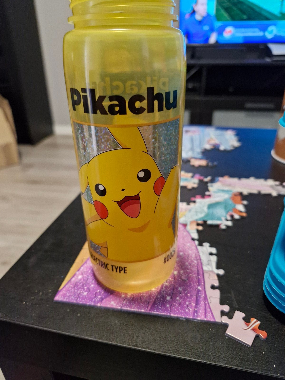 Pikachu drinkfles met rietje - Pokémon, Ophalen of Verzenden, Zo goed als nieuw