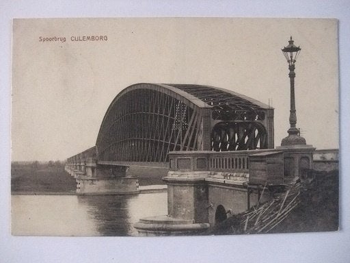 P310 Spoorbrug Culemborg, Verzenden, 1920 tot 1940, Gelopen, Gelderland