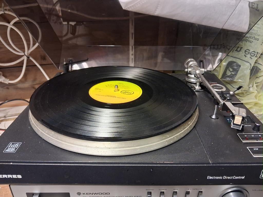 Erres (Philips) electronic direct control platenspeler 5877, Audio, Tv en Foto, Platenspelers, Ophalen, Zo goed als nieuw, Overige merken