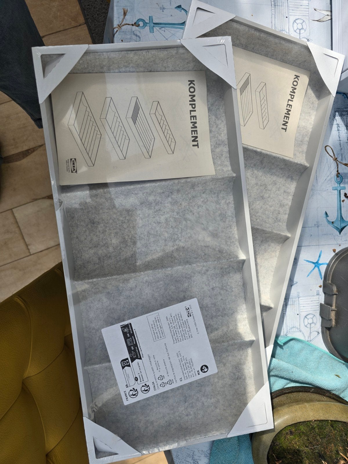 2x IKEA pax kast KOMPLEMENT lade met viltinzet - Nieuw in ve, Minder dan 50 cm, Nieuw, Ophalen of Verzenden, Minder dan 100 cm