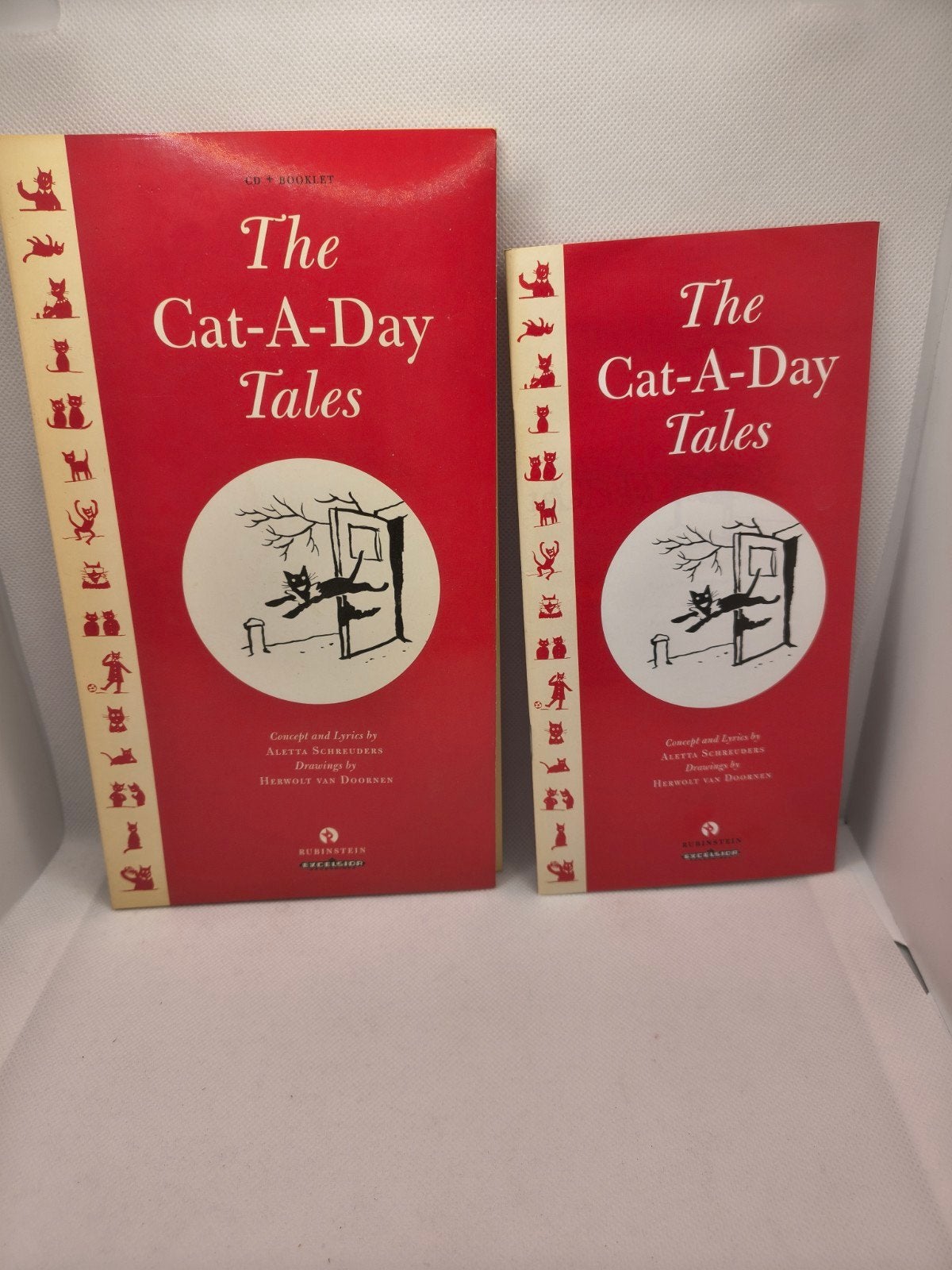 The cat-a-day tales cd met boek, Cd's en Dvd's, Ophalen of Verzenden, Zo goed als nieuw, Levenslied of Smartlap