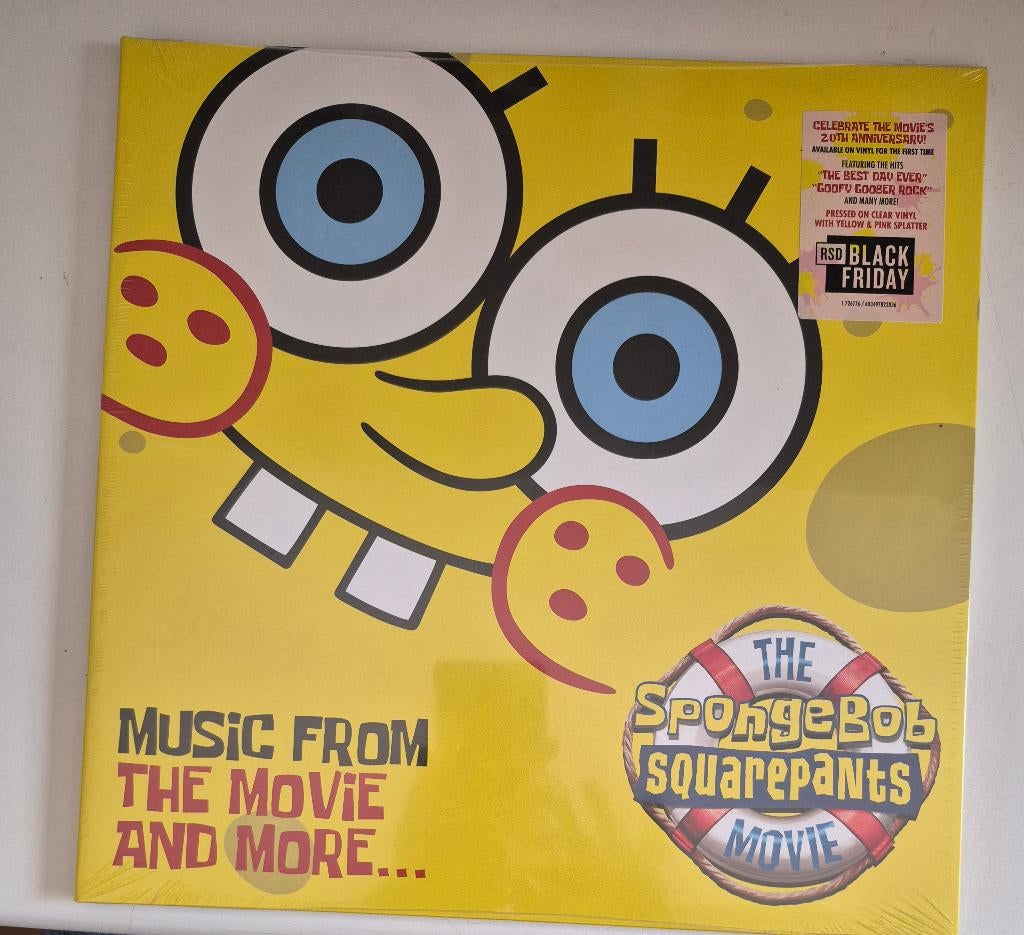The Spongebob Squarepants movie. NIEUW. Gesealed., Cd's en Dvd's, Geseald, 2020 tot heden, Ophalen of Verzenden, 12 inch