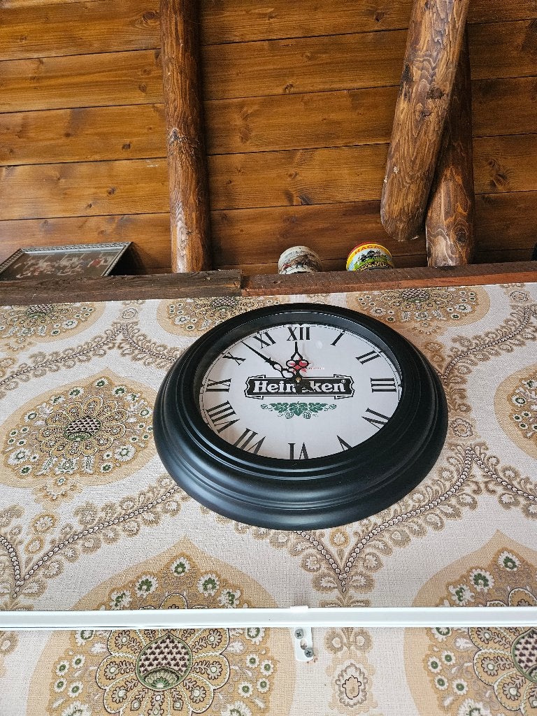 Heineken klok, Verzamelen, Biermerken, Ophalen, Zo goed als nieuw, Overige typen, Heineken