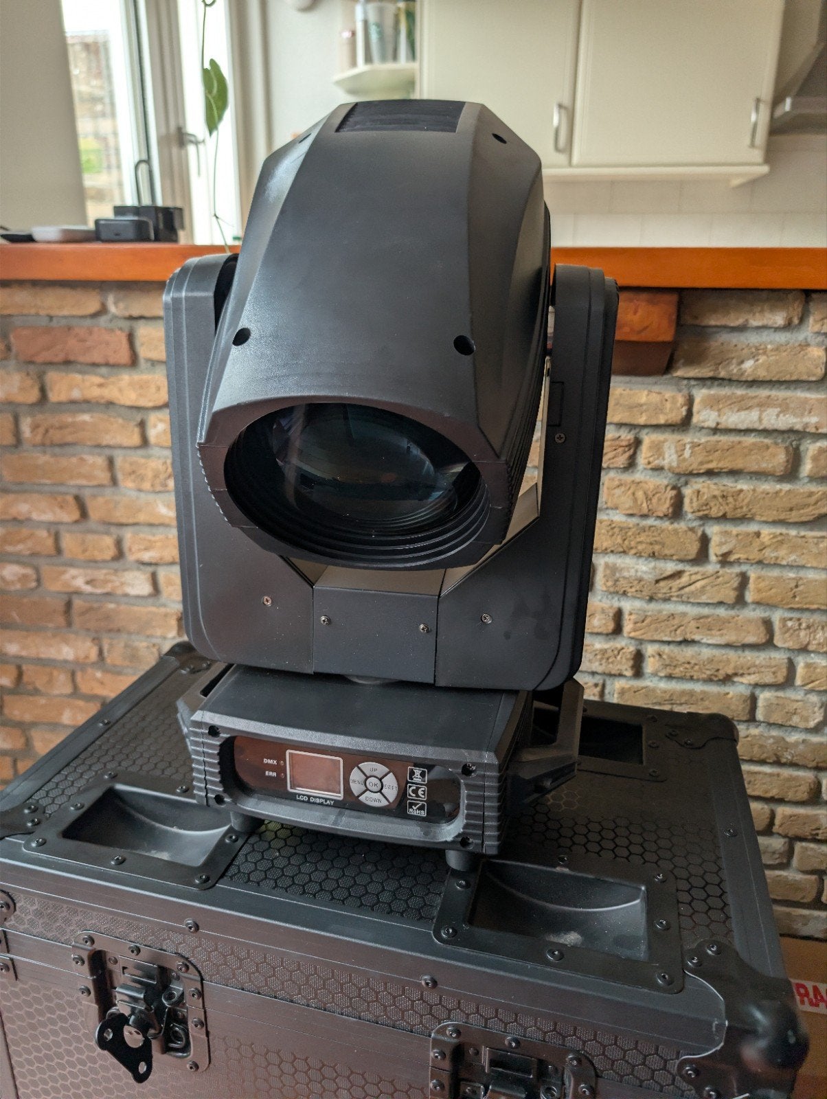 2x Beam 295W Moving Head Licht met Flightcase, Ophalen, Zo goed als nieuw, Licht, Kleur