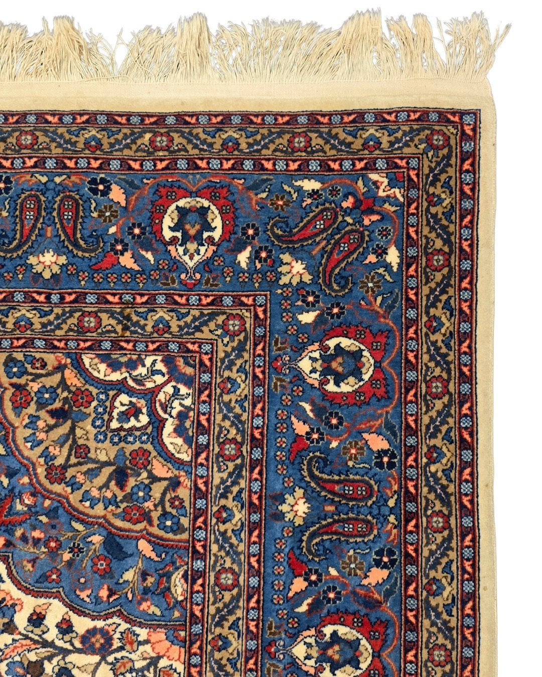 Perzisch tapijt Hereke 270x220 wollen vloerkleed Turkije, Huis en Inrichting, Stoffering | Tapijten en Kleden, 1185VB, Gebruikt
