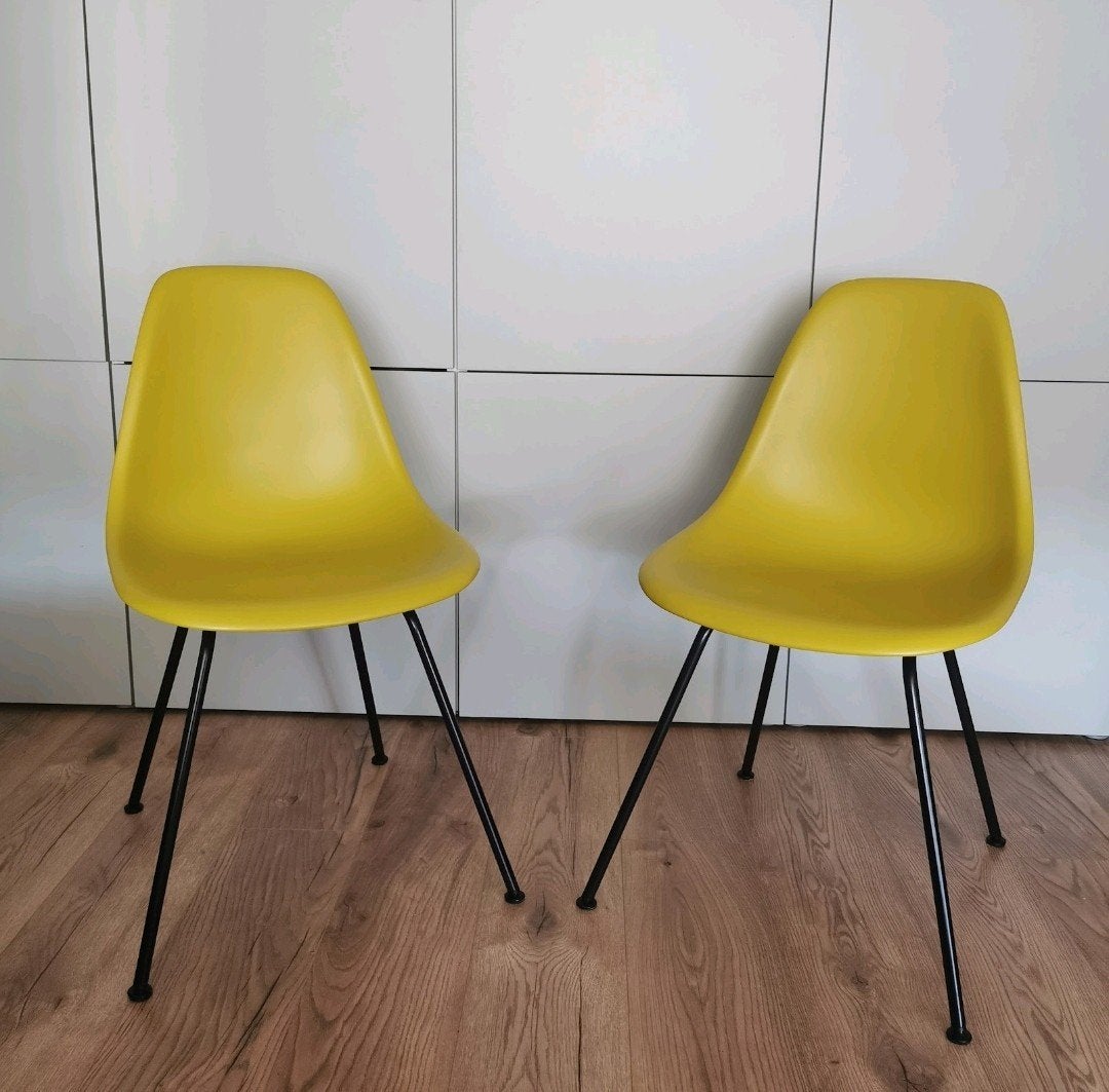 Set van 2 originele Vitra Eames DSX stoelen, Ophalen, Zo goed als nieuw