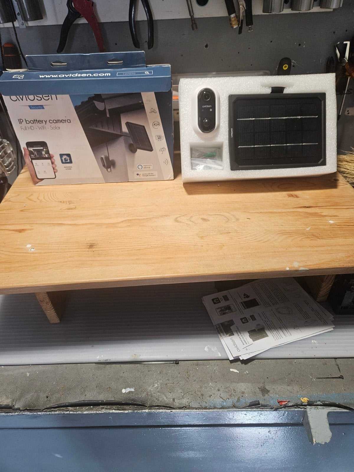 Avidsen IP Batterij Camera Full HD - WiFi - Solar, Ophalen of Verzenden, Nieuw