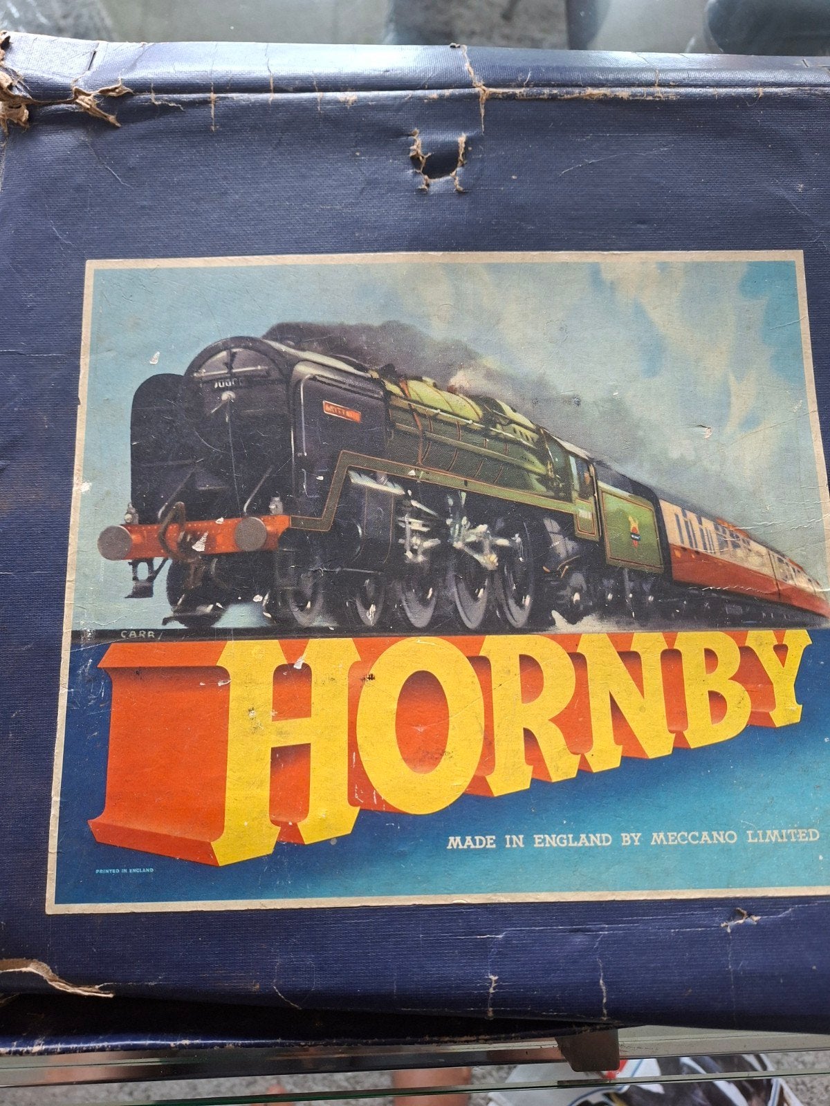 Vintage Hornby Treinset met Locomotief en Wagons, Overige merken, Gelijkstroom, Ophalen of Verzenden, Analoog