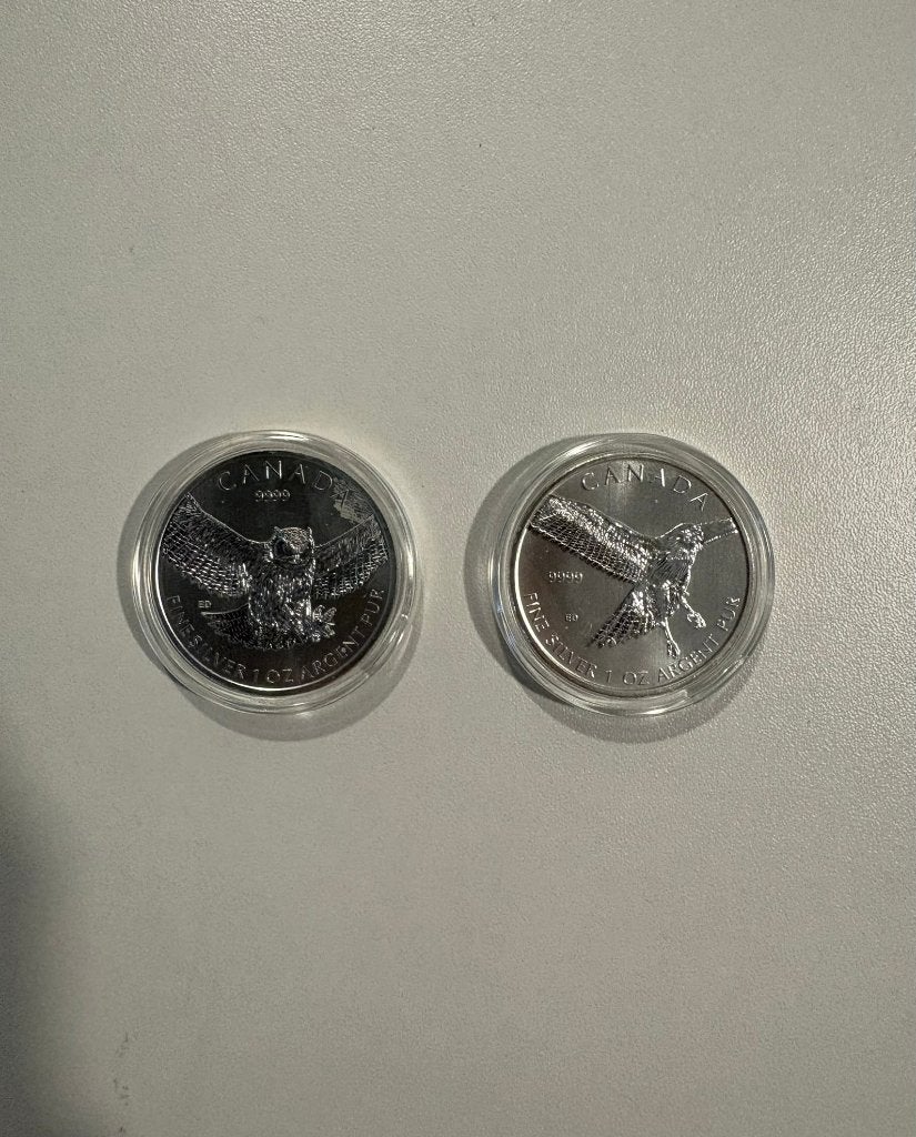 Canada Birds of Prey 2015 2x 1 oz zilver, Ophalen of Verzenden, Zilver