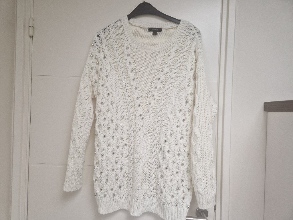 ATMOSPHERE wit gebreide trui, maat XL, Kleding | Dames, Atmosphere, Wit, Maat 46/48 (XL) of groter, Ophalen of Verzenden