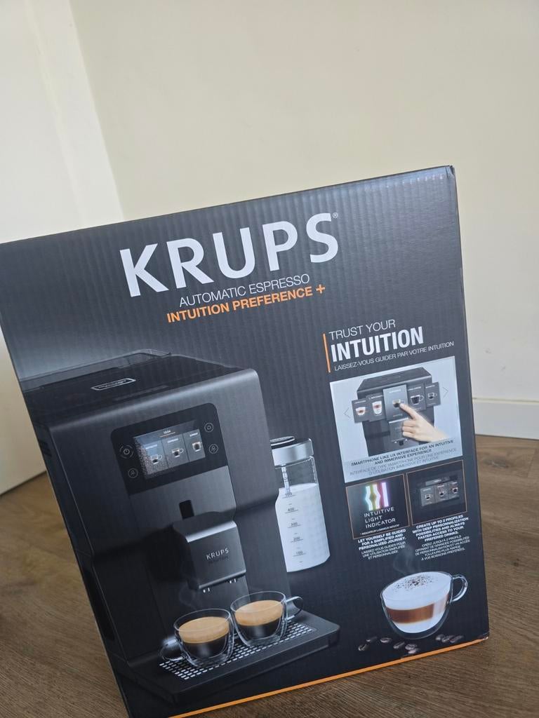 Krups EA875U10 Intuition Preference+ Koffiemachine Nieuw, Witgoed en Apparatuur, Koffiezetapparaten, Ophalen of Verzenden, Nieuw