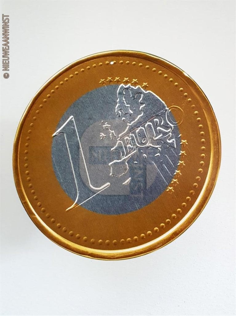 Nostalgisch Jamin reclamebord Euro chocolademunt - 30cm, Verzenden, Zo goed als nieuw