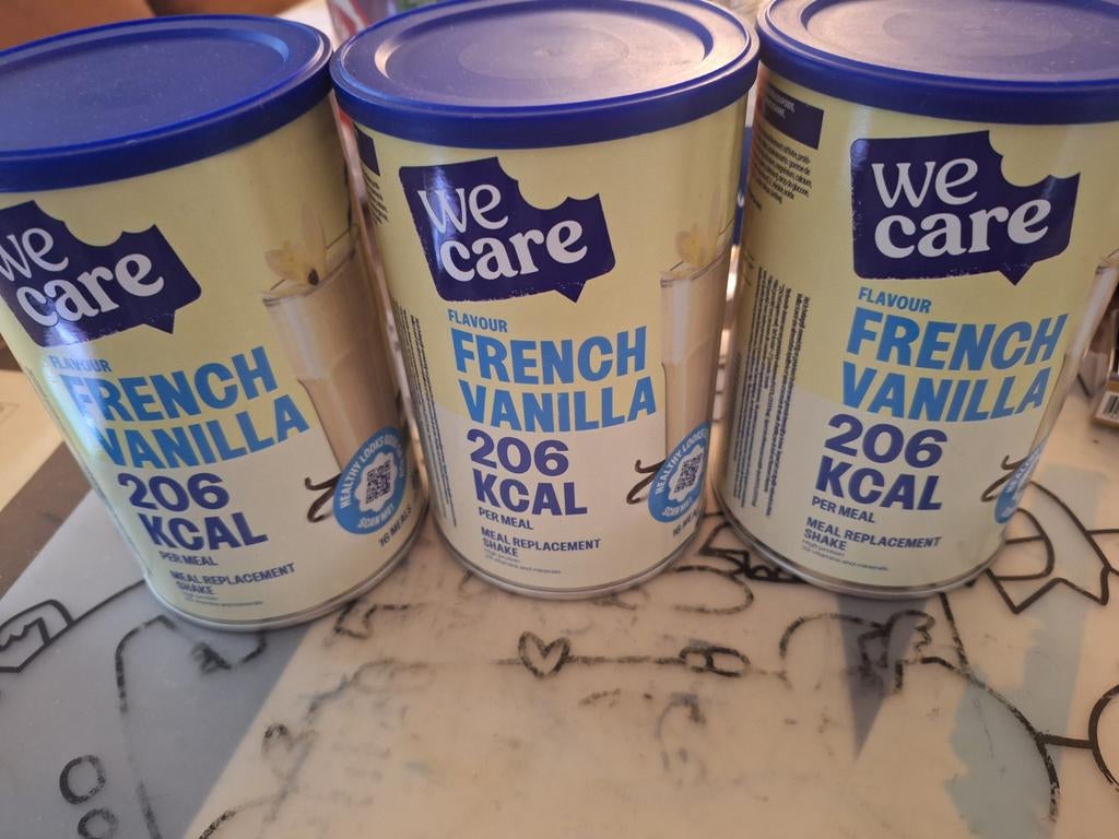 We Care French Vanilla maaltijdvervangende shakes, Ophalen of Verzenden, Nieuw, Poeder of Drank