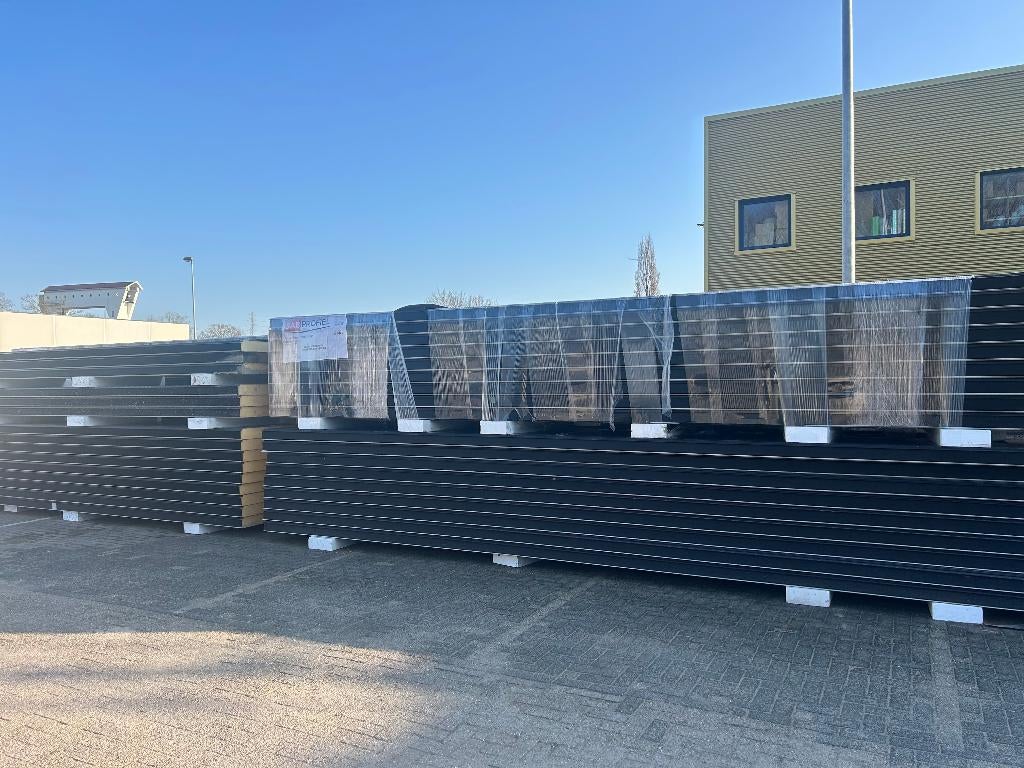 Rest partij Wand blind 120mm Ral 9005, Doe-het-zelf en Verbouw, Platen en Panelen, Nieuw, Overige materialen, 100 mm of meer, Ophalen