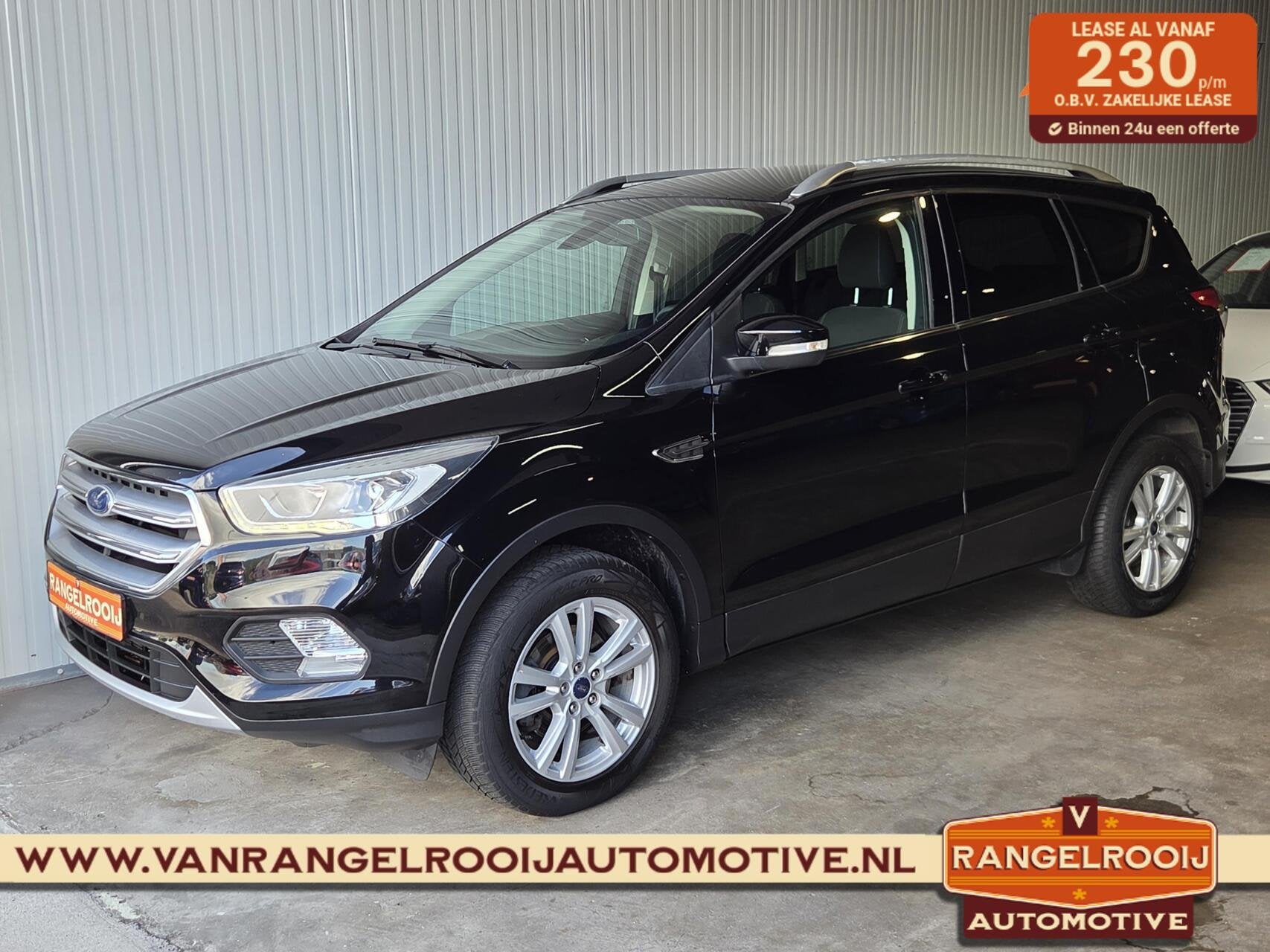 Ford Kuga 1.5 EcoBoost Titanium, trekh. (2000kg), winterpakk, 4 cilinders, Zwart, Bedrijf, Handgeschakeld