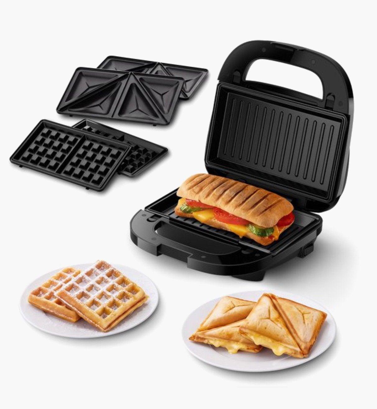 Philips 5000-serie Tosti-ijzer HD2350/80 - Zo goed als nieuw, Ophalen, Uitneembare platen, Zo goed als nieuw