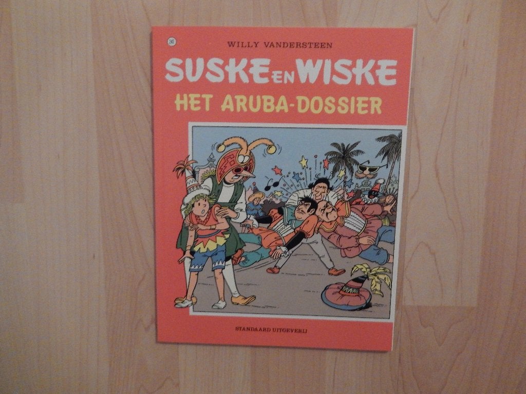 Suske en Wiske – Het Aruba-dossier + bijlage -1ste druk, Eén stripboek, Nieuw, Ophalen of Verzenden, Studio Vandersteen