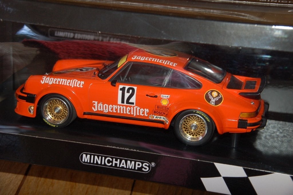 1:18 PORSCHE 934 RSR LEMANS #12 Jagermeister Minichamps WRH, Verzenden, Zo goed als nieuw, Auto, MiniChamps