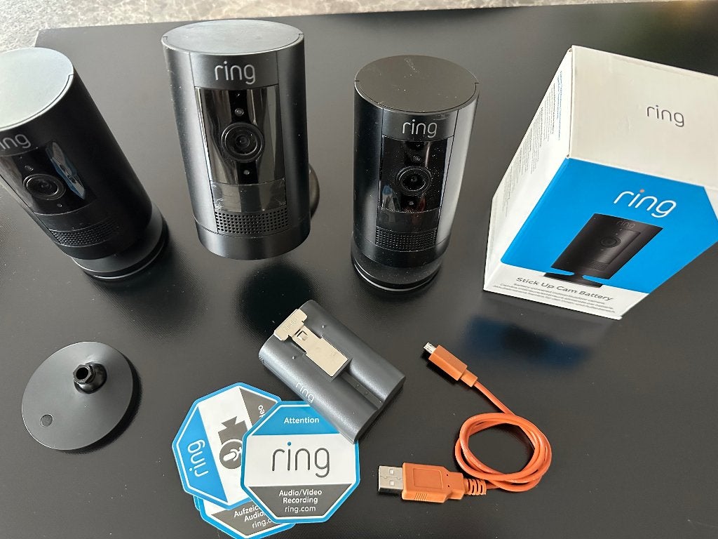 RING camera beveiliging (3stuks), Ophalen of Verzenden, Zo goed als nieuw