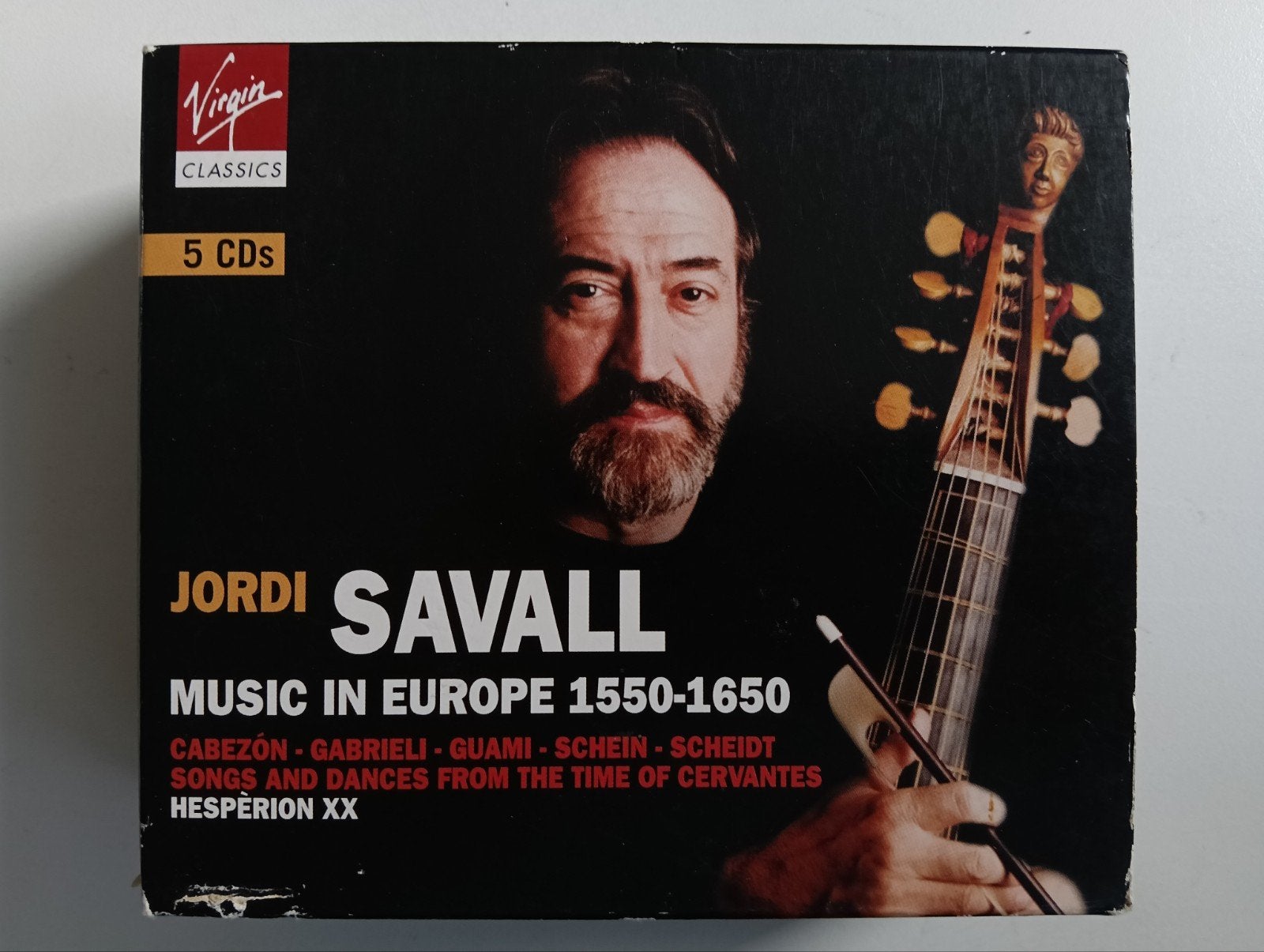 Jordi Savall - Hesperion XX - Music in Europe 1550-1650 (5CD, Cd's en Dvd's, Boxset, Overige componisten, Inclusief doosje, Kamermuziek