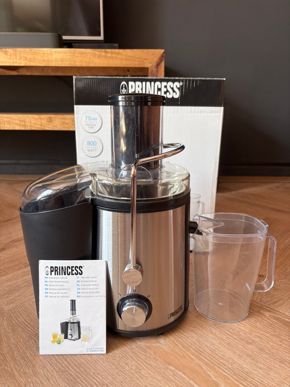 Princess Juice Extractor type 203040, Verzenden, Zo goed als nieuw, Elektrisch, Sapcentrifuge