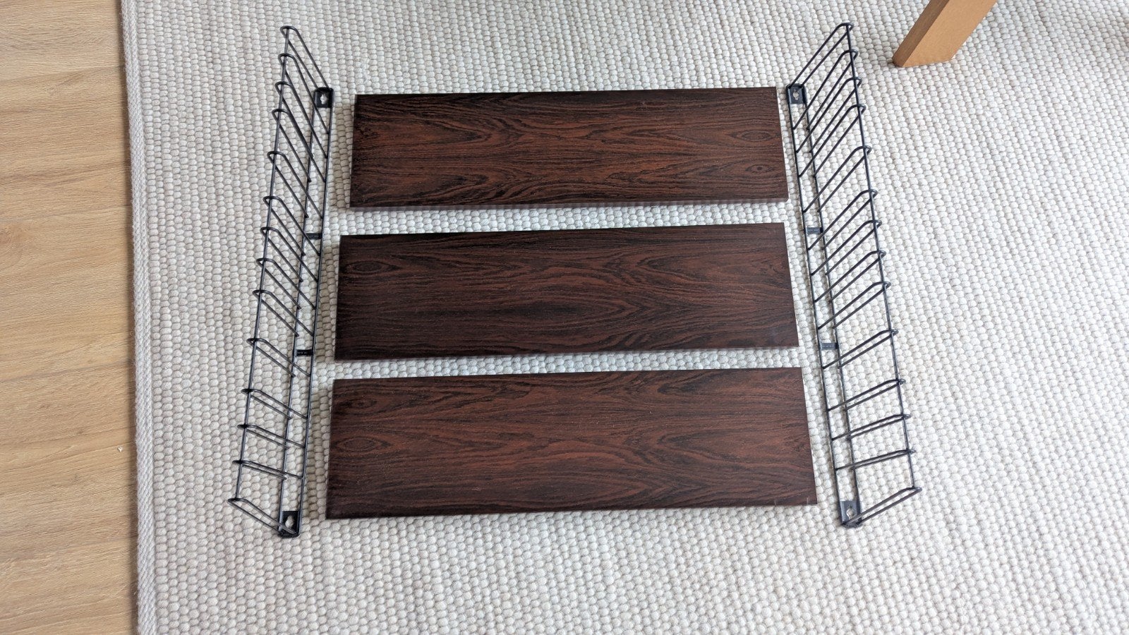 Tomado wandrek teak retro boekenplank 1970, Ophalen, Zo goed als nieuw