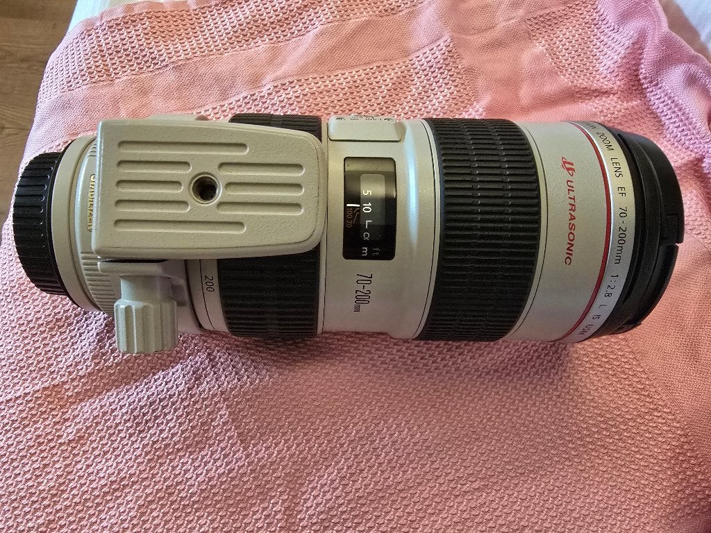 Lens 70-200 mm 2.8 Canon, Ophalen, Zo goed als nieuw, Telelens, Zoom