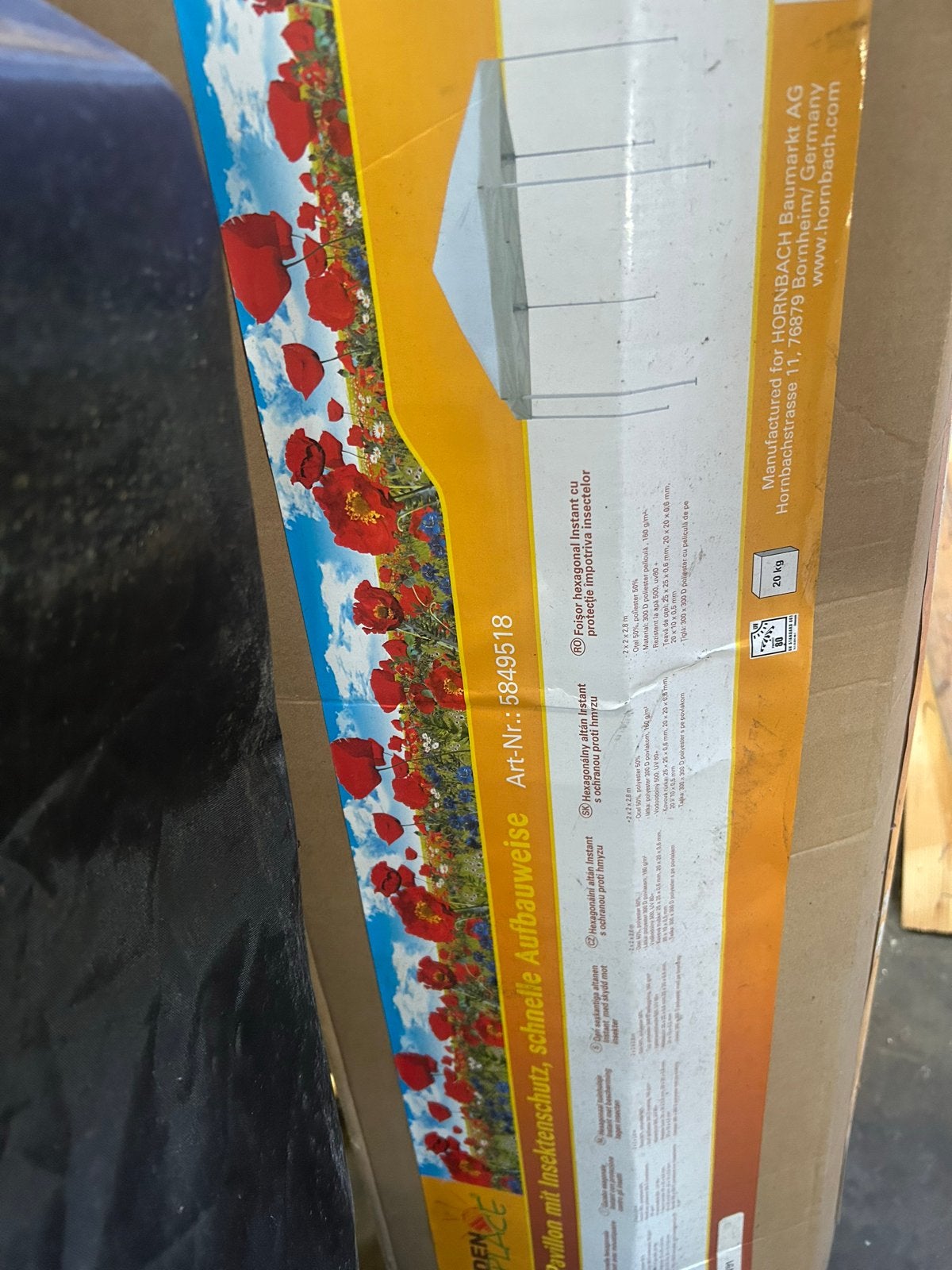 Paviljoen met insectenbescherming, Ophalen, Minder dan 4 meter, Nieuw, Paviljoen