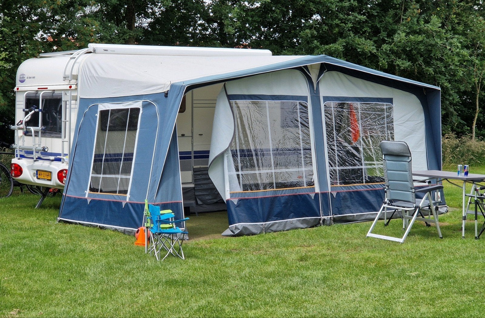 Dorema madison voortent (11: 900-925 cm), Caravans en Kamperen, Voortenten en Luifels, Ophalen, Gebruikt