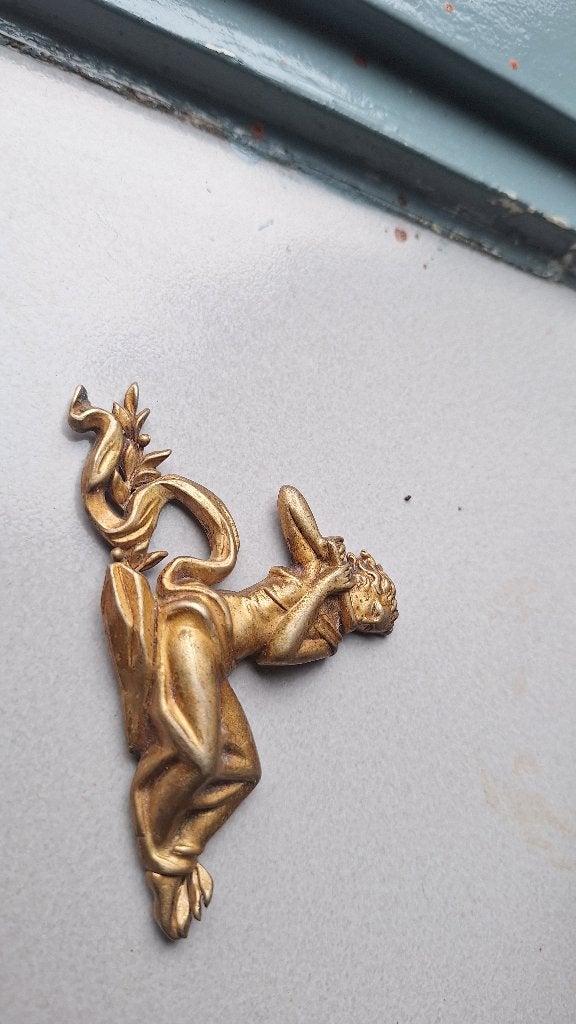 oud radio embleem metaal, Ophalen of Verzenden
