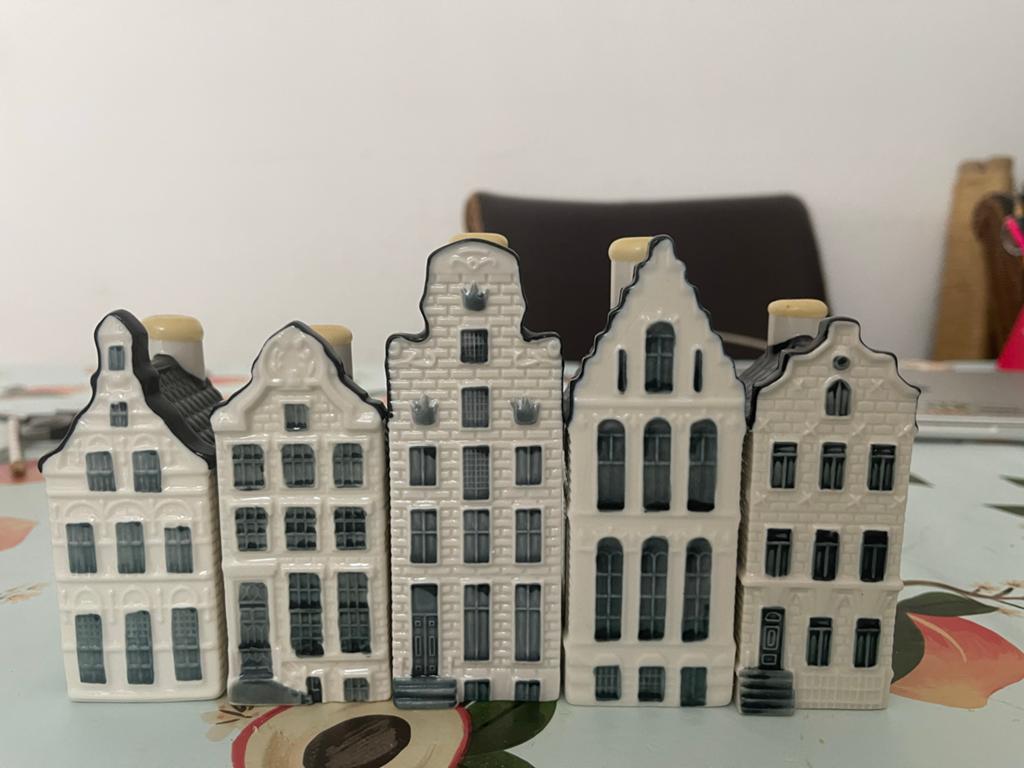Set van 5 KLM huisjes (Bols) - Nrs. 25, 45, 52, 56, 62, Verzamelen, KLM Huisjes, Ophalen of Verzenden, Zo goed als nieuw, 41 t/m 60