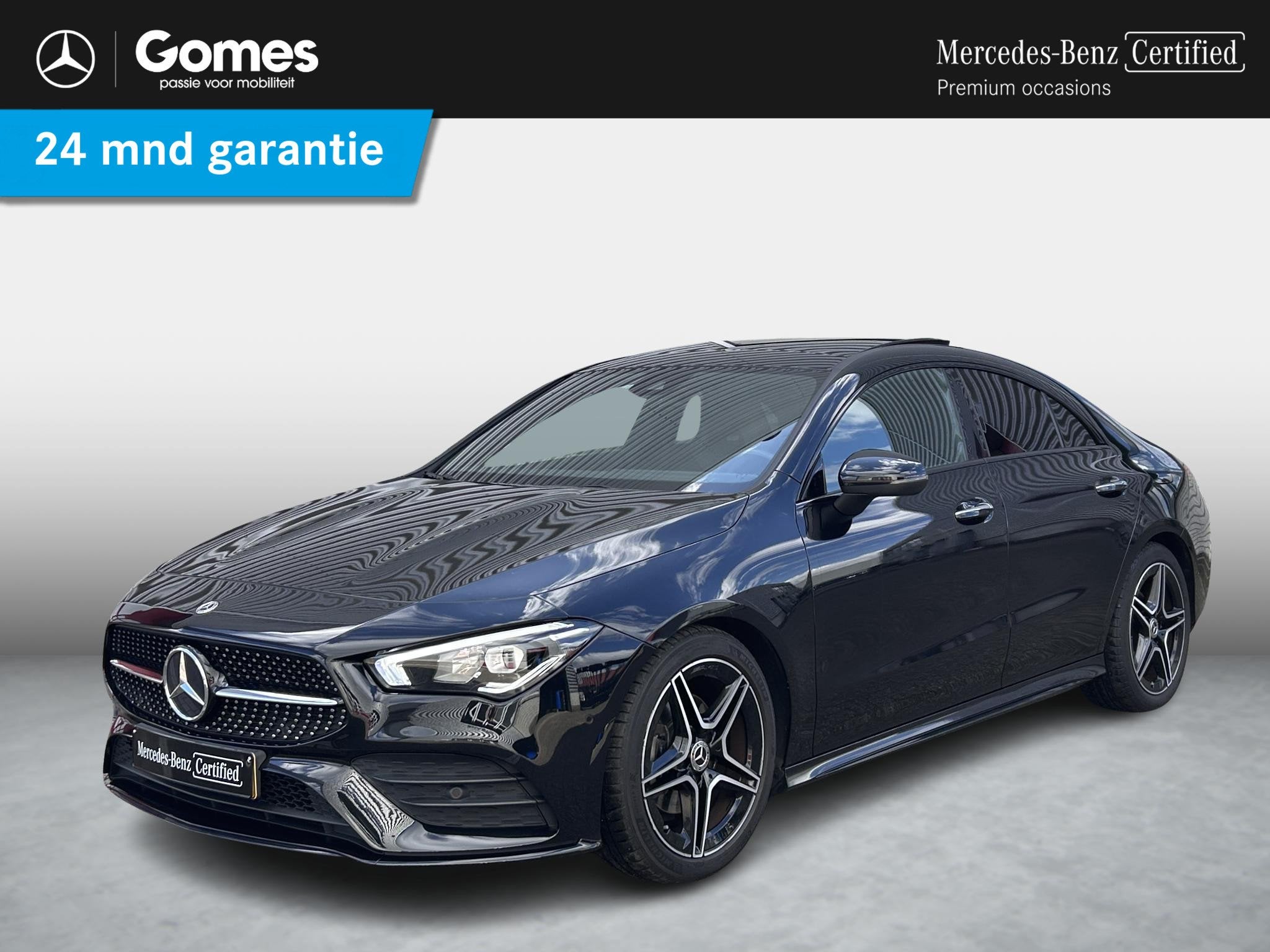 Mercedes-Benz CLA-klasse 180 AMG Line, CLA, Gebruikt, Euro 6, Leder en Stof