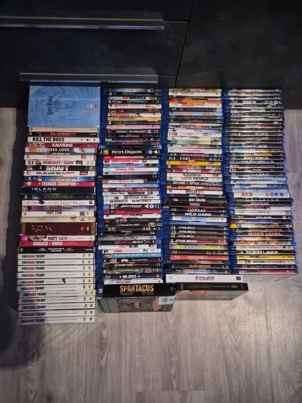 Grote collectie 138 Blu-rays +spartacus compleet en div dvds, Cd's en Dvd's, Inclusief extra's, Film, Actie, Nederlands
