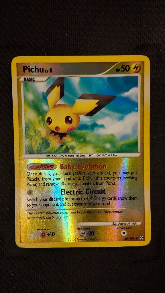 Pichu 3 45 Stormfront | Pokemon kaart, Ophalen, Zo goed als nieuw, Losse kaart, Foil