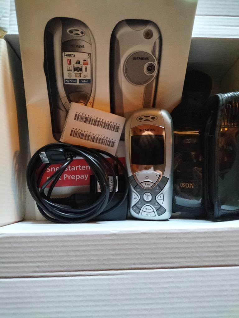 Siemens MC60 mobiele telefoon - Silver Edition, Gebruikt, Ophalen of Verzenden, Klassiek of Candybar, Zonder simlock