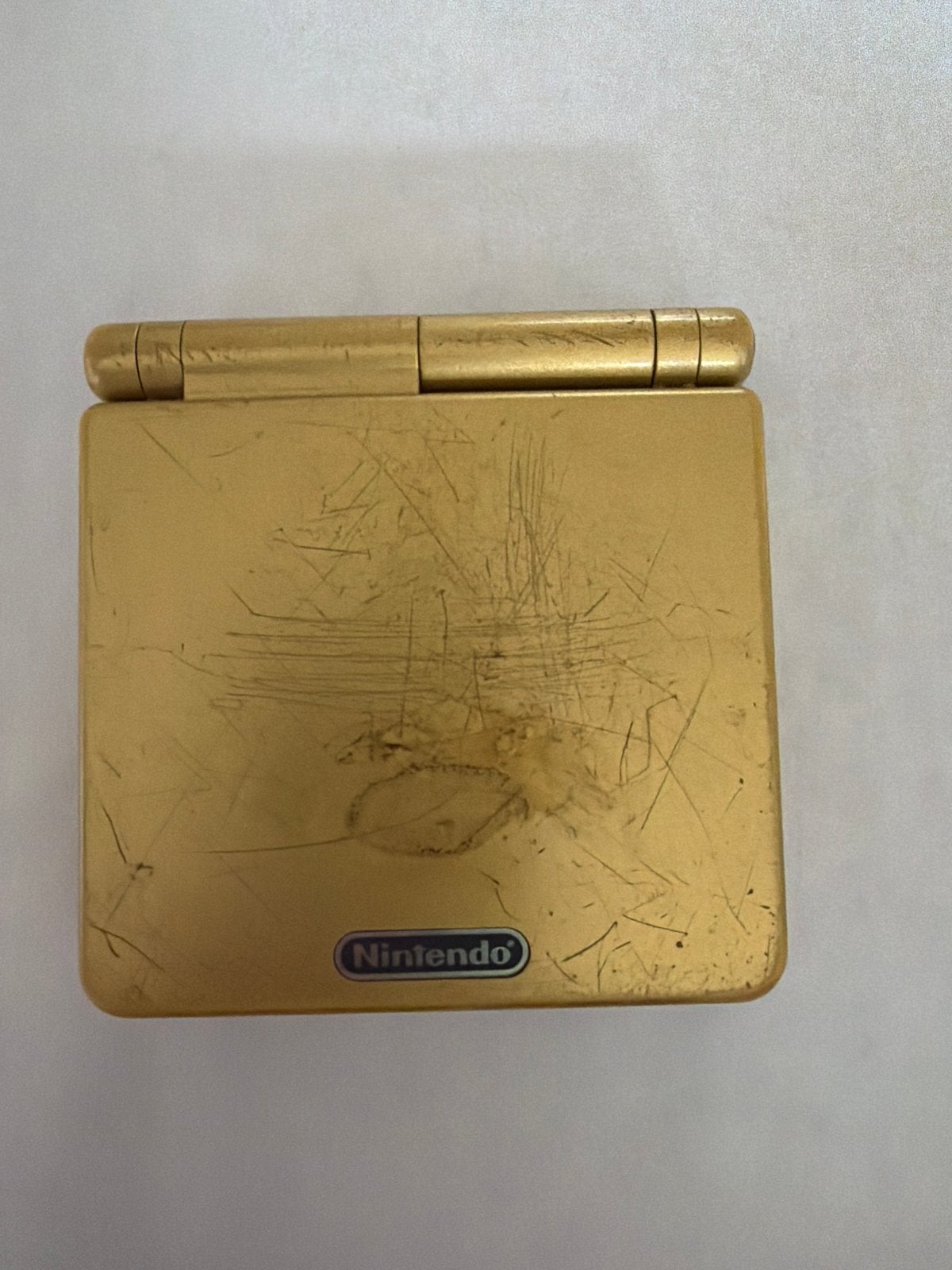 Nintendo Game Boy Advance SP Goud - Zelda Edition, Ophalen of Verzenden, Gebruikt
