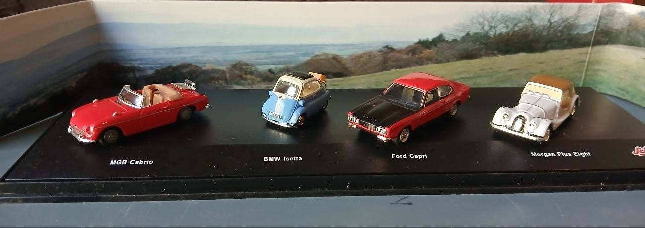 Origineel modelbouw setje auto's - Schuco 1/72, Ophalen of Verzenden, Zo goed als nieuw, Auto