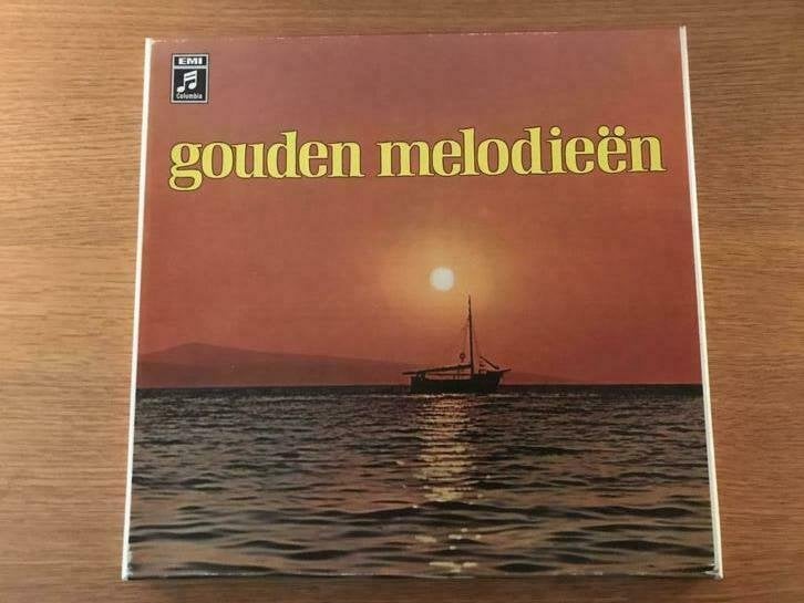 3 LP box Gouden Melodieën  zie foto's voor titels, Boxset, Gebruikt, Overige genres, Ophalen of Verzenden