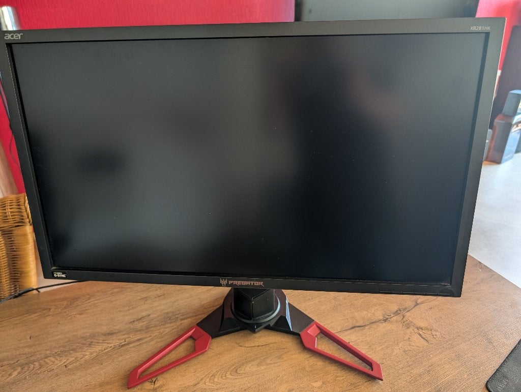 Acer Predator XB281HK 4K G-Sync Monitor (Zwart/Rood)