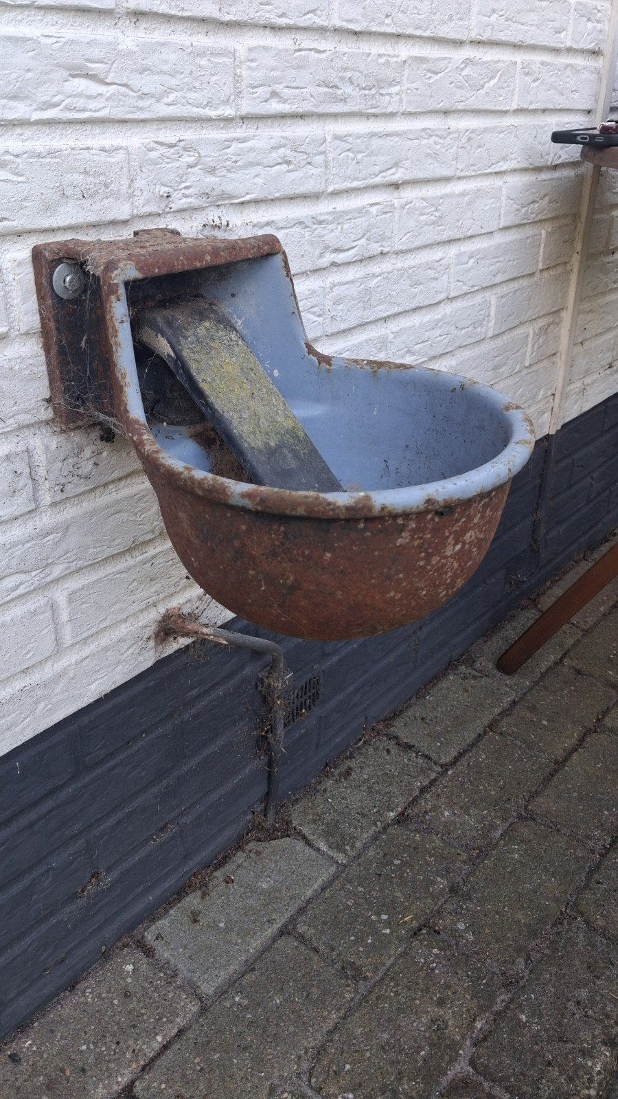 Drinkbak, Ophalen, Gebruikt