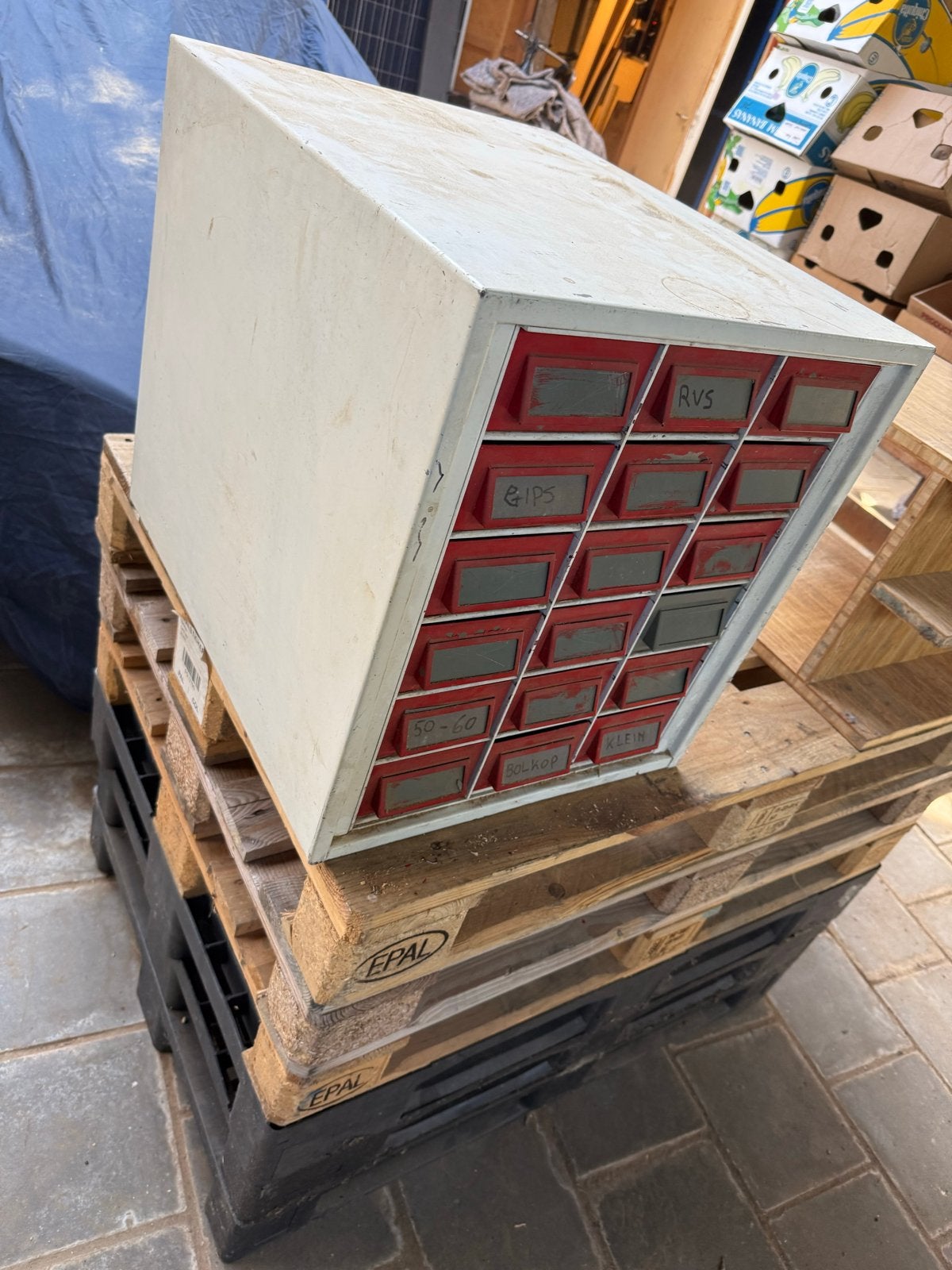 Diepe ladekast voor werkplaats - 45x50x57cm, Ophalen of Verzenden