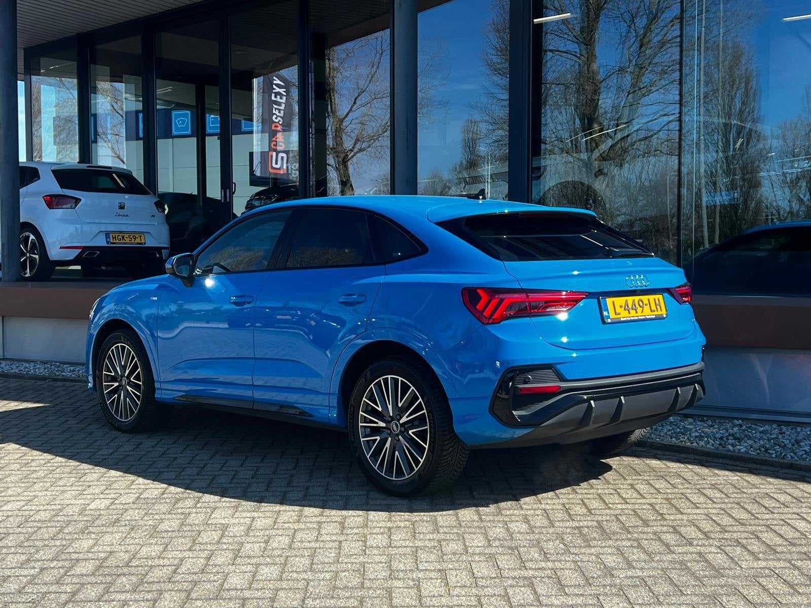 Audi Q3 Sportback 35 TFSI | 2x S Line | B&O | Leder |, Euro 6, 4 cilinders, 150 pk, Leder en Stof