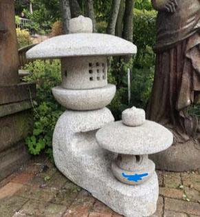 schoonheid van een grote japanse lantaarn, Tuin en Terras, Vijvers, Nieuw, Ophalen of Verzenden