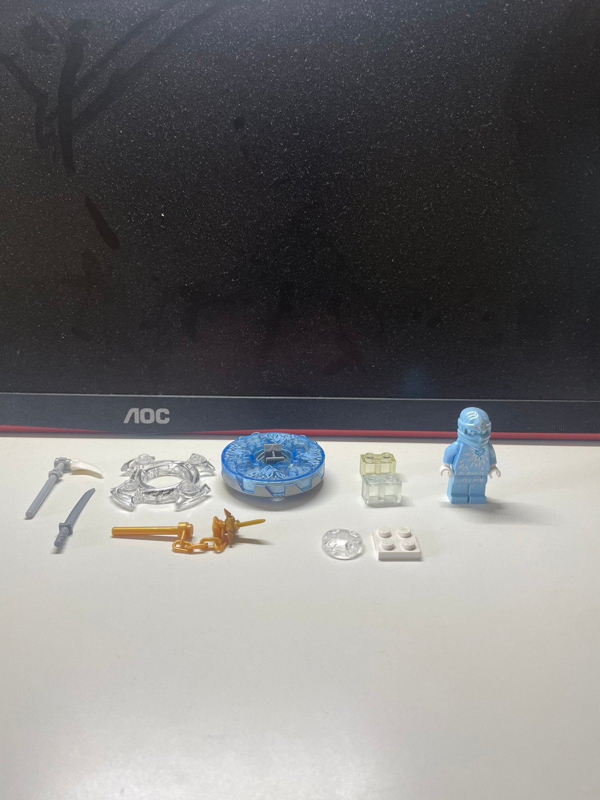 Lego Ninjago Zane NRG blisterpack 9590, Compleet, Lego, Ophalen of Verzenden, Zo goed als nieuw